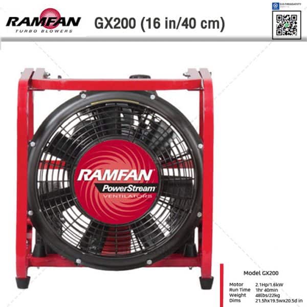 PPV FAN พัดลมระบายกาศ ระบายควัน PPV RAMFAN GX200